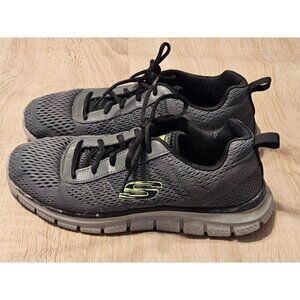 Skechers Track Moulton Oxford Athletic Shoes Sneakers Mens Size 7 Gray & Green